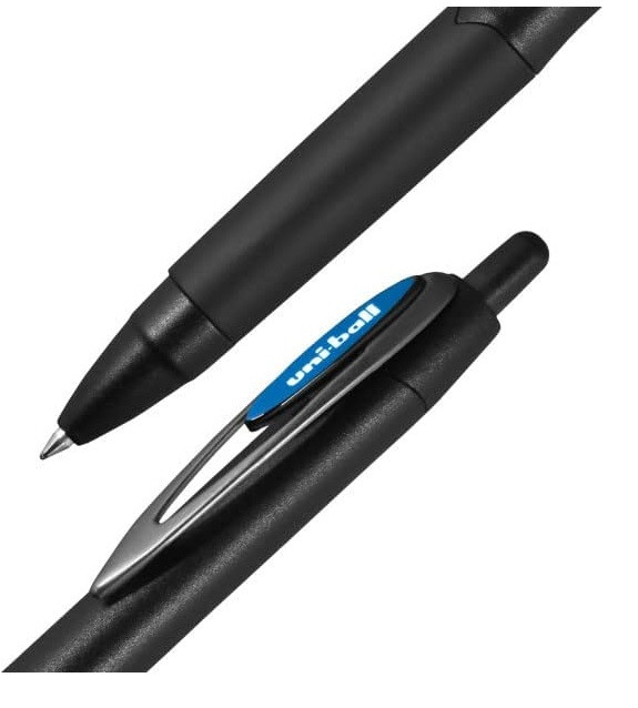Uniball Signo 207 - 6 Ricariche Gel Inchiostro Nero 0.5 Mm: Tecnologia Super Ink Anti-Frode E Resistente All'Acqua