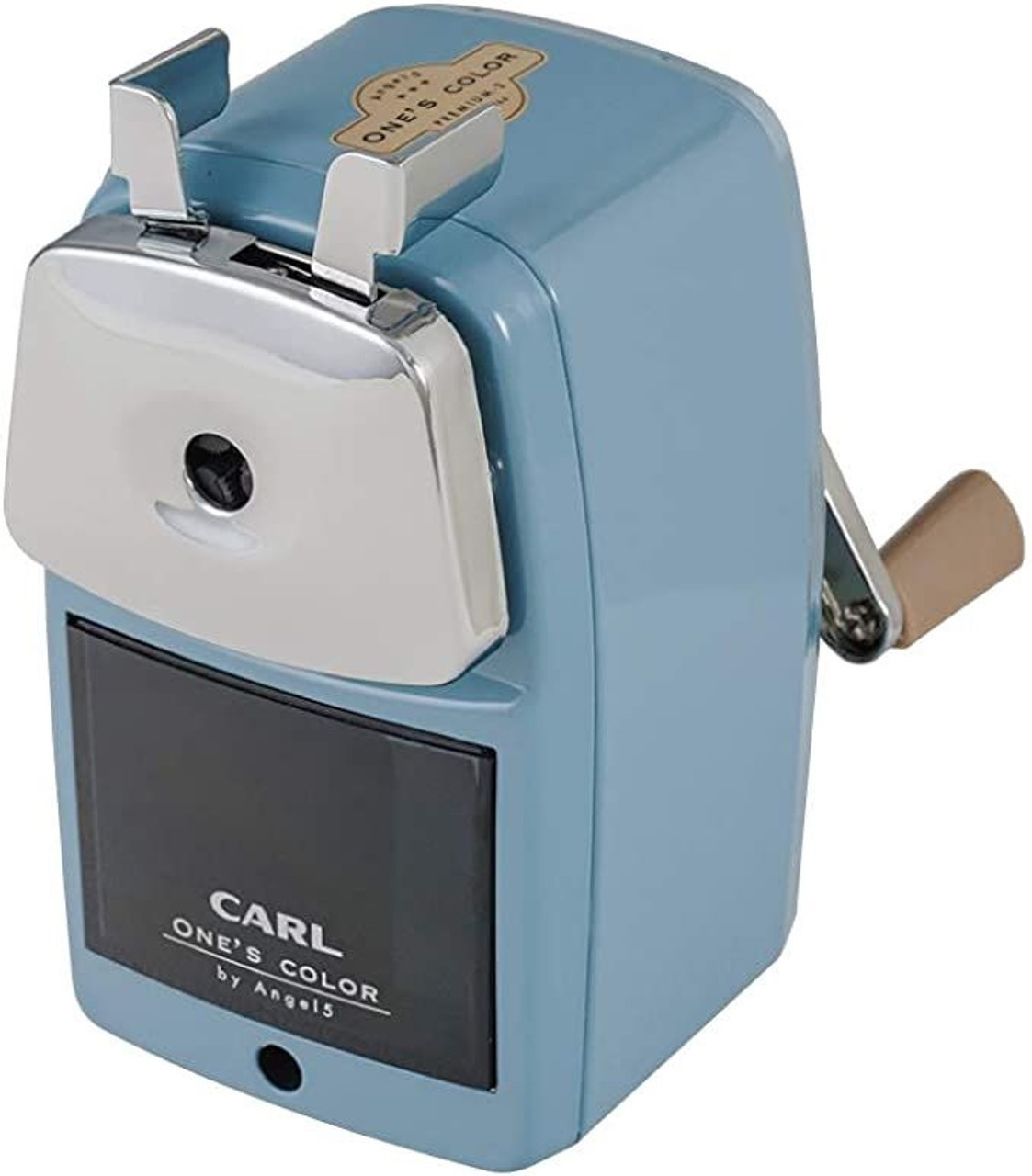 Taille-crayon CARL Angel-5 - Modèle Avec Réservoir, Couleurs Rouge/noir/bleu, Neuf