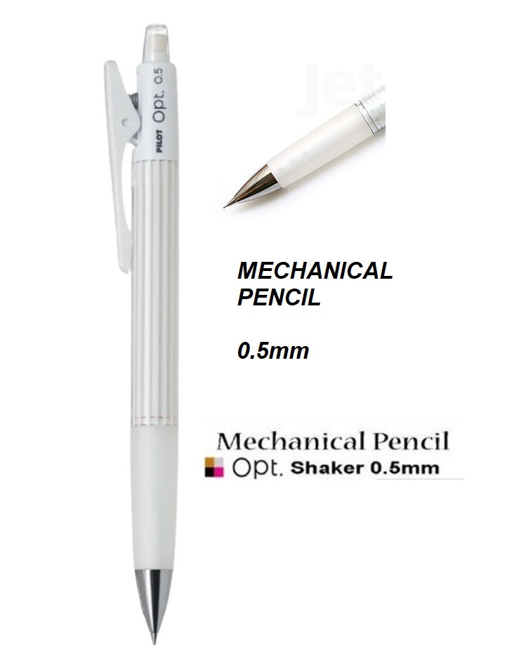 PILOT FUMI RAKU Pearl-White MP 芯径0.5mm Pilot Opt 0.5mm Mechanical Pencil WHITE