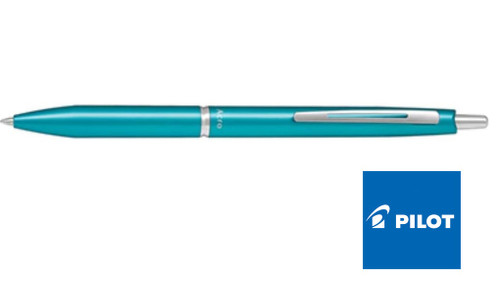 Pilot ACRO 1000 0.7mm Metal Alloy Ball pen Turquoise Body BLACK INK