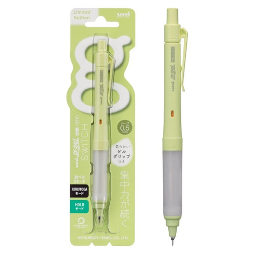 Uni Alpha GeL SWITCH Mechanical Pencil with AGEL Grip 0.5mm Lime Green