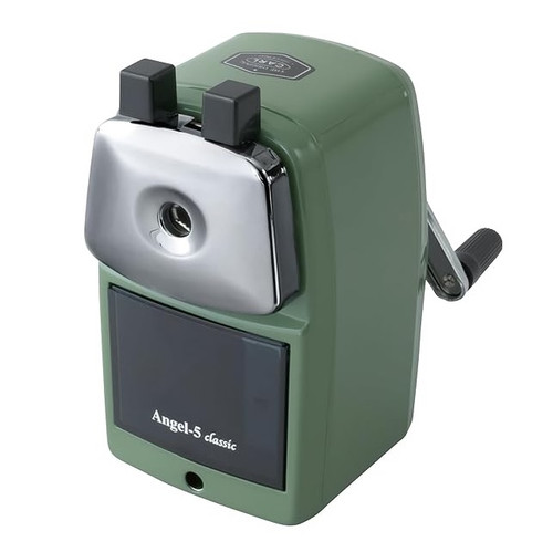 Carl A5 Classic pencil sharpener Green