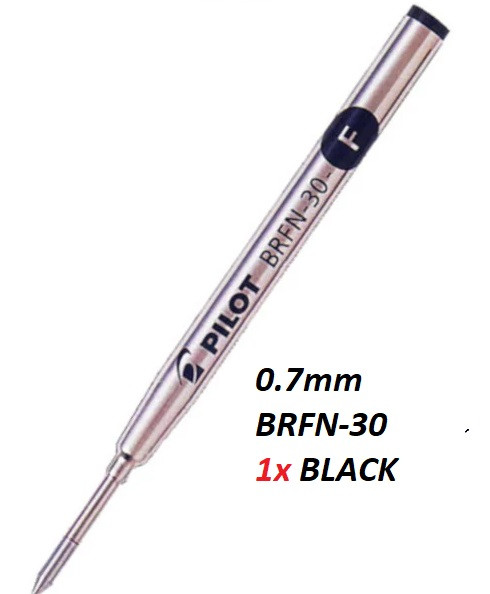 PILOT BRFN-30F-B Refill FINE Tip 0.7mm - 1x ONLY BLACK