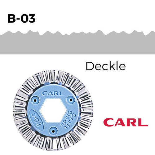 Carl B03 Deckle Blade Replacement for Trimmer