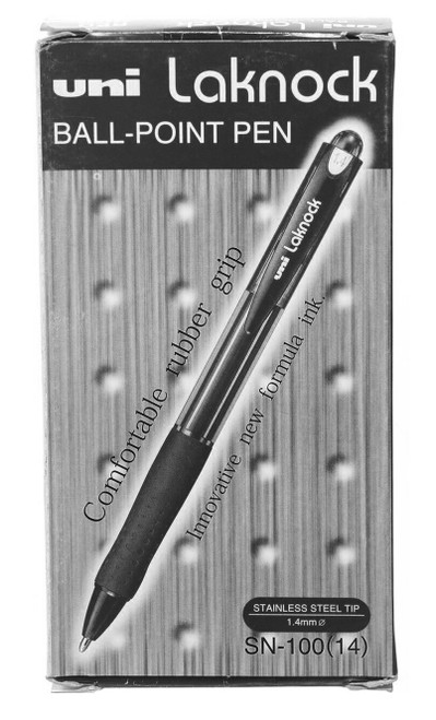 Uniball Laknock SN100 Retractable Ballpoint 1.4mm