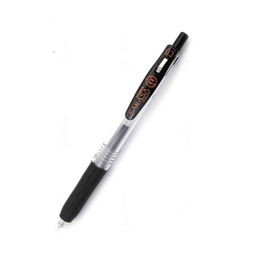 Zebra Sarasa Clip Gel Pen 0.3mm -10x Black