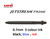 UNI Jetstream Prime SXE3-3500-07 0.7mm Multi Pen 3 COLOUR BLACK BODY