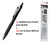 2x ZEBRA Sarasa Dry Gel ink Pen 0.5mm BLACK + 10x ZEBRA JLV 0.5mm BLACK