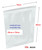 Clear Re-sealable plastic bag 85cm x 70cm XXL - 10x bags
