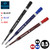  Schneider Gelion+ 0.5mm Gel ink REFILL - 8x BLACK + 3x BLUE + 1x RED
