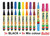 Artline Permanent Marker EK70 Bullet Tip -3x BLACK + 9x MIX Assorted Colour