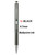  Zebra F301A Aluminium Retractable ballpoint pen 0.7mm BLACK