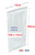 Clear Re-sealable plastic bag SLIM 100cm x 13cm  - 100x bags