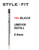 UNIBALL STYLE FIT REFILLS UMR109 0.5mm - 10x BLACK
