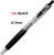 Zebra Surari Emulsion Ballpoint Ink Pen 0.7mm -10x BLACK
