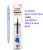 2x Uniball ZENTO 0.5mm gel pen BLUE INK + 10x ZENTO Refills 0.5mm BLUE ink