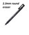 Tombow Mono Zero ROUND Retractable Eraser BLACK 2.3mm (EH-KUR)