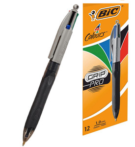 BIC COLOURS Grip PRO retractable ballpoint pen - Main Image