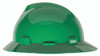 MSA V-Gard Full-Brim Hard Hat – Slotted with Fas-Trac III Ratchet Suspension