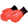 Durawear Fluorescent Orange PVC Coated Knit Wrist Glove, Foam-Insulated | 2521