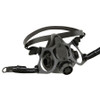 North by Honeywell 770030 Half Face Silicone Respirator With Dual Cartridge Connectors
