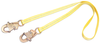 3M DBI Sala 1231102 Web Positioning Lanyard, 2 ft. (0.6m) Web Single-Leg With Snap Hooks at Each End