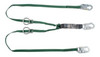 MSA V-Series Standard Twin Leg Tie-back Lanyard with 36C Snaphooks and D-Rings | Mfg # 10193129