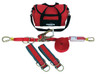 3M Protecta 1200101 PRO-Line 60 ft. Synthetic Web Horizontal Lifeline System, Tensioner, Tie Off Adapters, Carry Bag