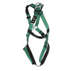 MSA V-FORM™ Full Body Harness with Back D-Ring, Qwik-Fit Leg Straps