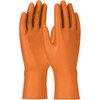 Ambi-dex Grippaz Engage Orange Nitrile Disposable Gloves, 7 mil Thickness, Powder Free, Embossed Diamond Grip, 50 each/box, SKU 67-307