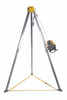 MSA Workman Tripod Confined Space Entry Kit, 50 ft. Workman Rescuer Stainless Steel Cable, Pulleys, Carabiners, Mfg# 10163034
