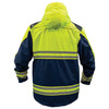 GAME 3555 Hi-Viz Class 2 Rescue Jacket with Detachable Hood, Navy Blue
