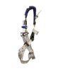 3M DBI-SALA ExoFit X100 Comfort Vest Safety Harness with Pass-through Chest Buckle, Tongue and  Buckle Leg Straps