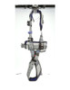 3M DBI-SALA ExoFit X200 Comfort Construction Positioning Safety Harness with Quick Connect Chest Buckle, Tongue and Buckle Padded Leg Straps
