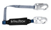 FallTech 4 ft ViewPack 8254 Energy Absorbing Lanyard, Single-leg with Steel Snap Hooks