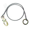 MSA  5 ft. Vinyl Coated Anchorage Connector Extension With RL20 Snap Hook And O-Ring, Mfg# 505233