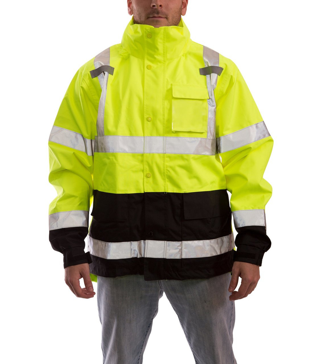 Tingley Icon High Visibility Class 3 Rain Jacket, Waterproof, Windproof, Mfg# J24122