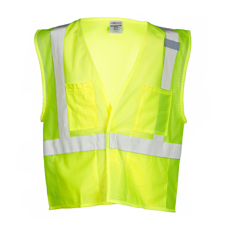 Kishigo Class 2 Safety Vest, Velcro Front, Multi-Pocket - Mfg# 1083