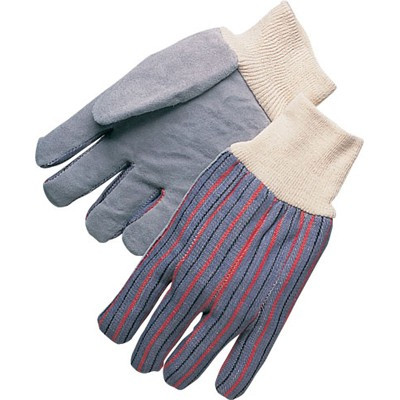 Durawear Leather Palm Knit Wrist Glove, Clute Pattern, Mfg# 10-5010