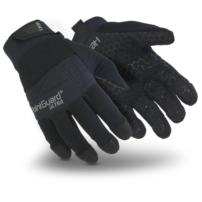 HexArmor HexBlue PointGuard Ultra 4041 Needle Resistant Law Enforcement Glove, ANSI/ISEA A9 Cut Level & Needle-stick Level 5 