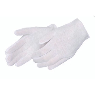 Durawear Cotton Lightweight Inspection Gloves, Unhemmed, 12 pair/pkg, Mfg# 15-2000
