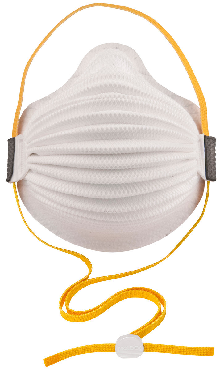 Moldex 4300P95 AirWave Disposable Respirator with SmartStrap and Foam Face Cushion,  8 each/box