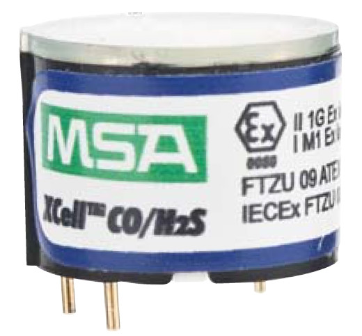 MSA 10121214 XCell H2S/CO Replacement Sensor with H2 Resistance