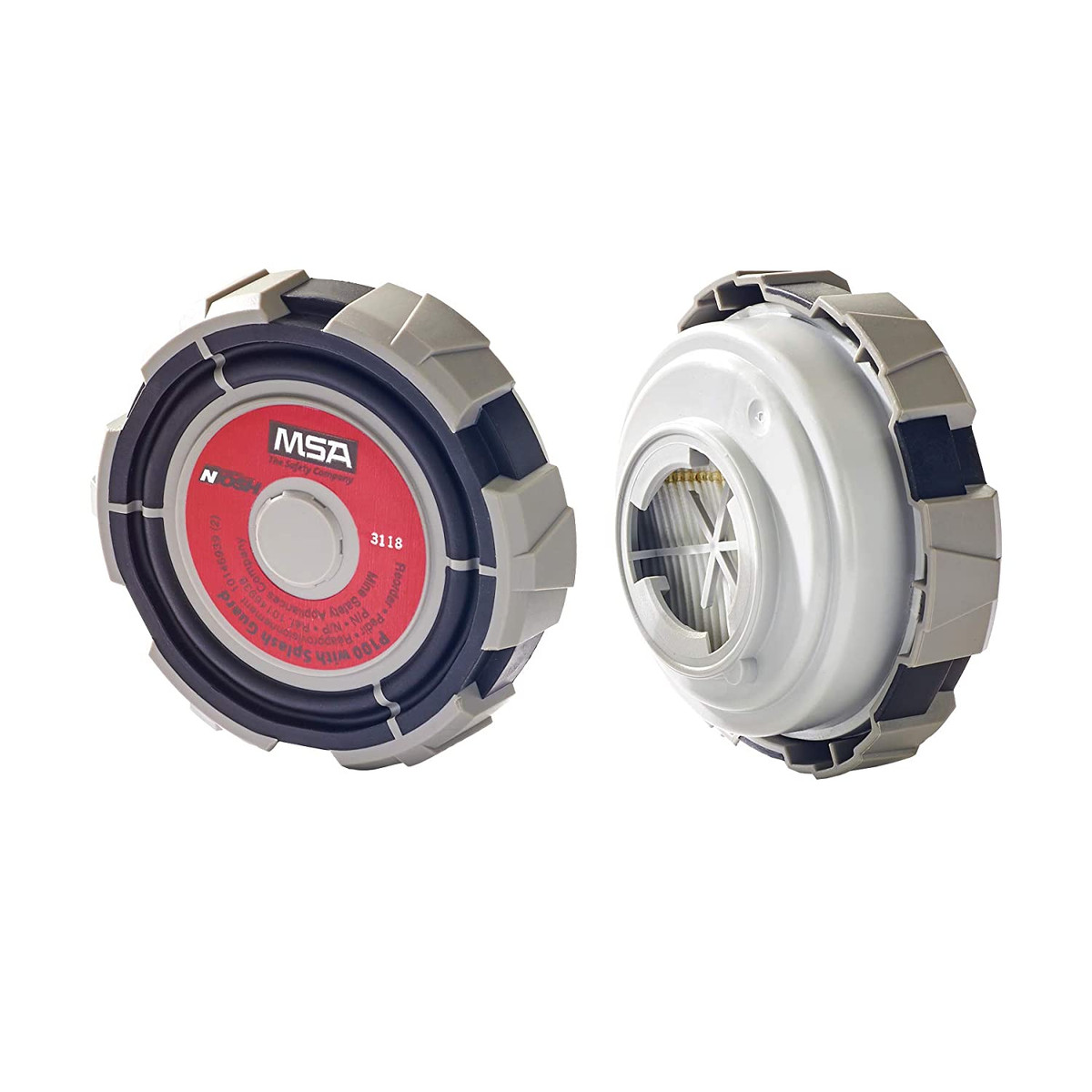 MSA Advantage Series P100 Splash Guard Respirator Filter, NIOSH Approved, 1 Pair/Pkg, Mfg# 10146939