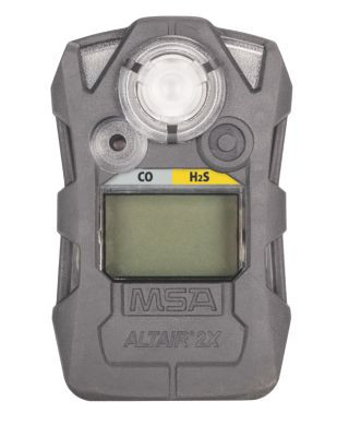 MSA Altair 2XT CO/H2S Dual Gas Detector, Gray, 3 Year Warranty, Mfg# 10154040