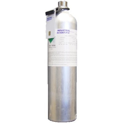  Industrial Scientific 18102245 Calibration Gas, 50 ppm H2S, 58 Liter, with iCard, Hazmat