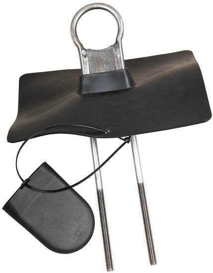 3M DBI SALA Permanent U-bolt Roof Anchor with Flashing and Cap, Installs to 2x10 to 2x12 Wood Frame Structures, Mfg# 2103671