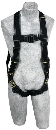 DBI Sala 1110830 Delta Arc Flash Harness with PVC Coated Back D-Ring and Hardware, Nomex /Kevlar, Universal Size