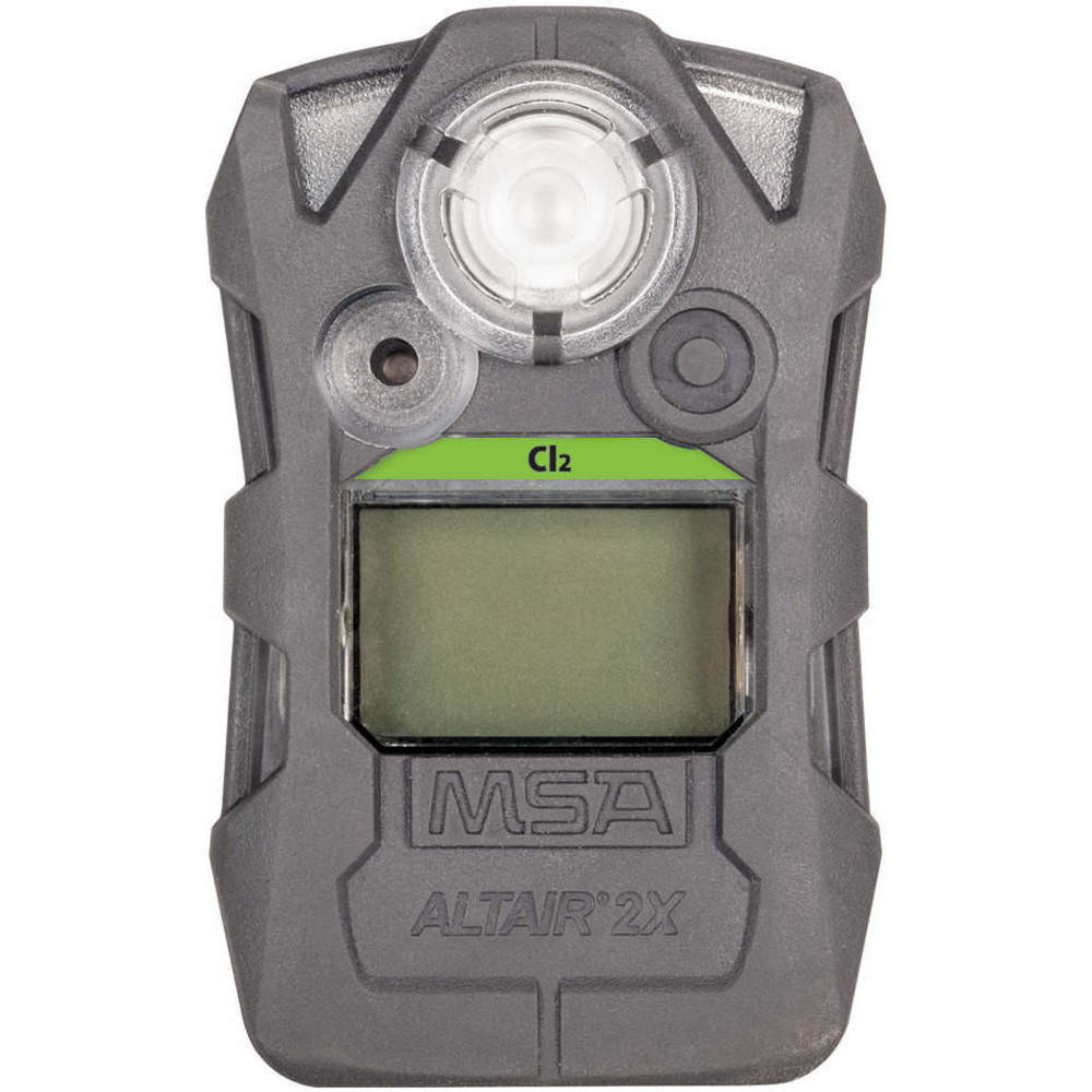 MSA 10154080 Altair 2X CL2 Chlorine Single Gas Detector, Low Alarm 0.5 ppm, High Alarm 1 ppm, 2 Year Warranty