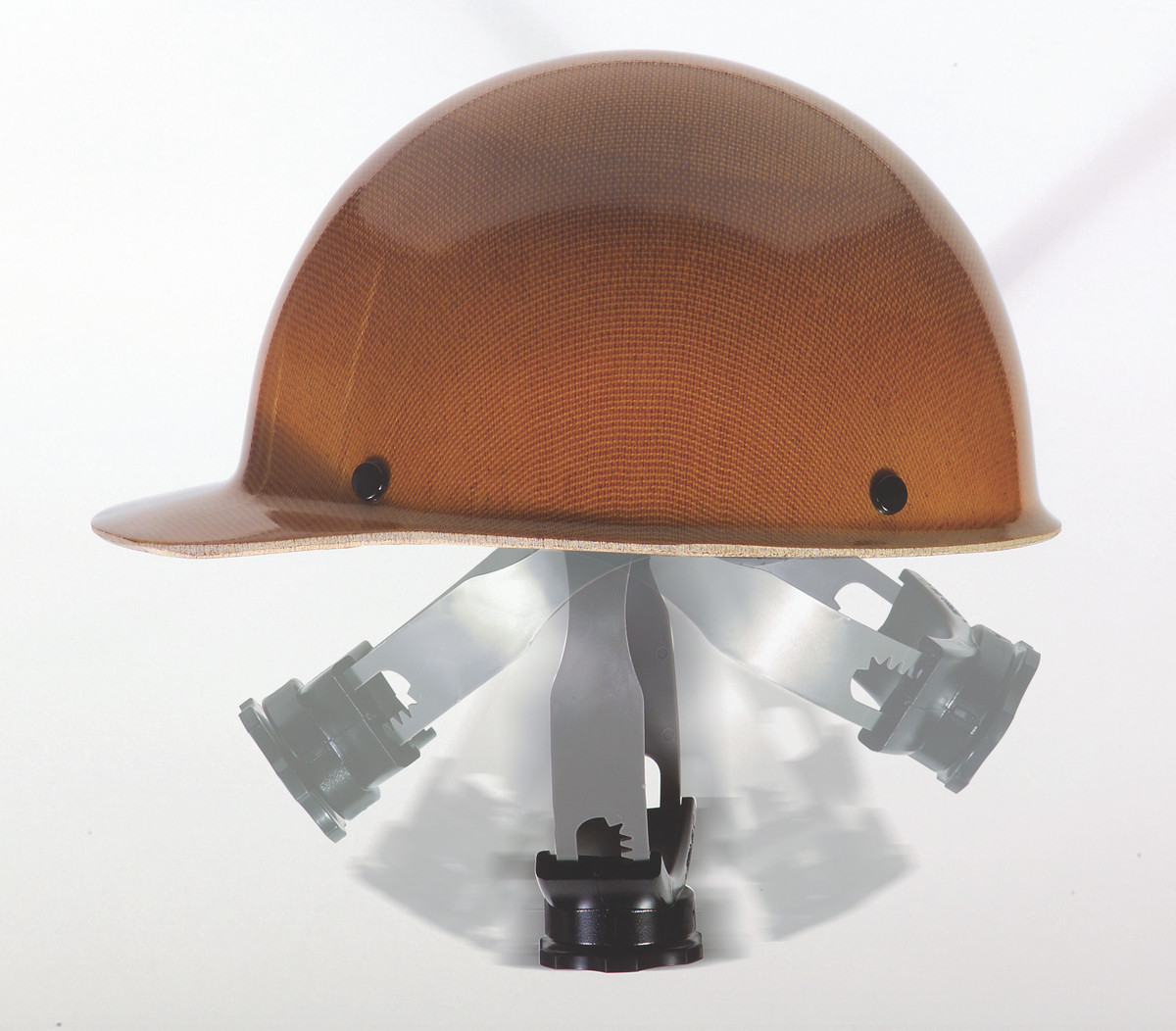 MSA Skullgard® 816651 Protective Hard Hat, Natural Fiber Tan, Standard Size 6 1/2" - 8", Swing Ratchet Suspension